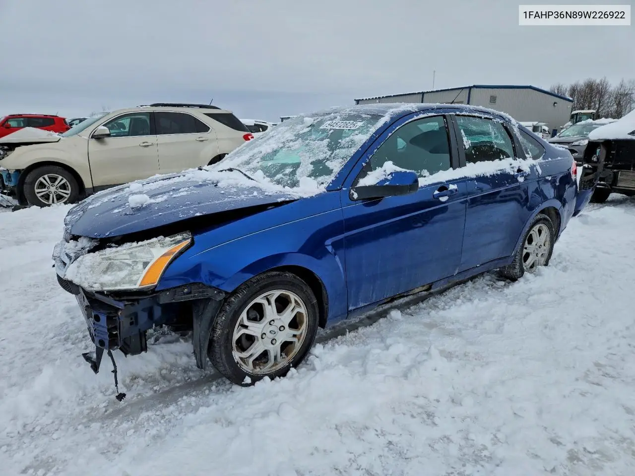 1FAHP36N89W226922 2009 Ford Focus Ses