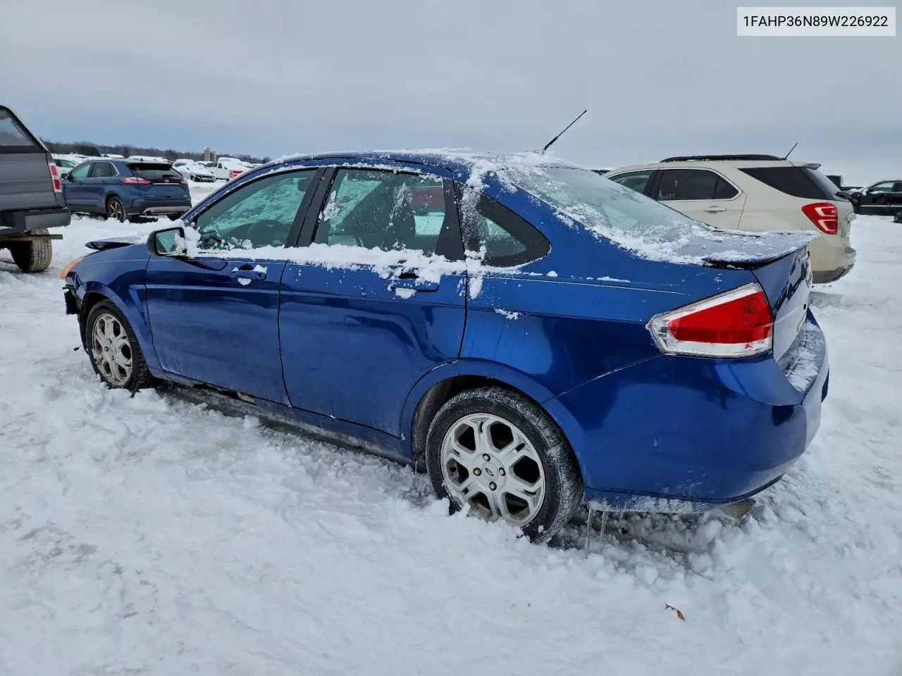 1FAHP36N89W226922 2009 Ford Focus Ses