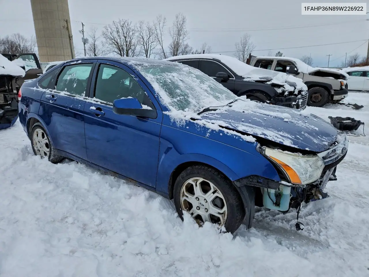 1FAHP36N89W226922 2009 Ford Focus Ses