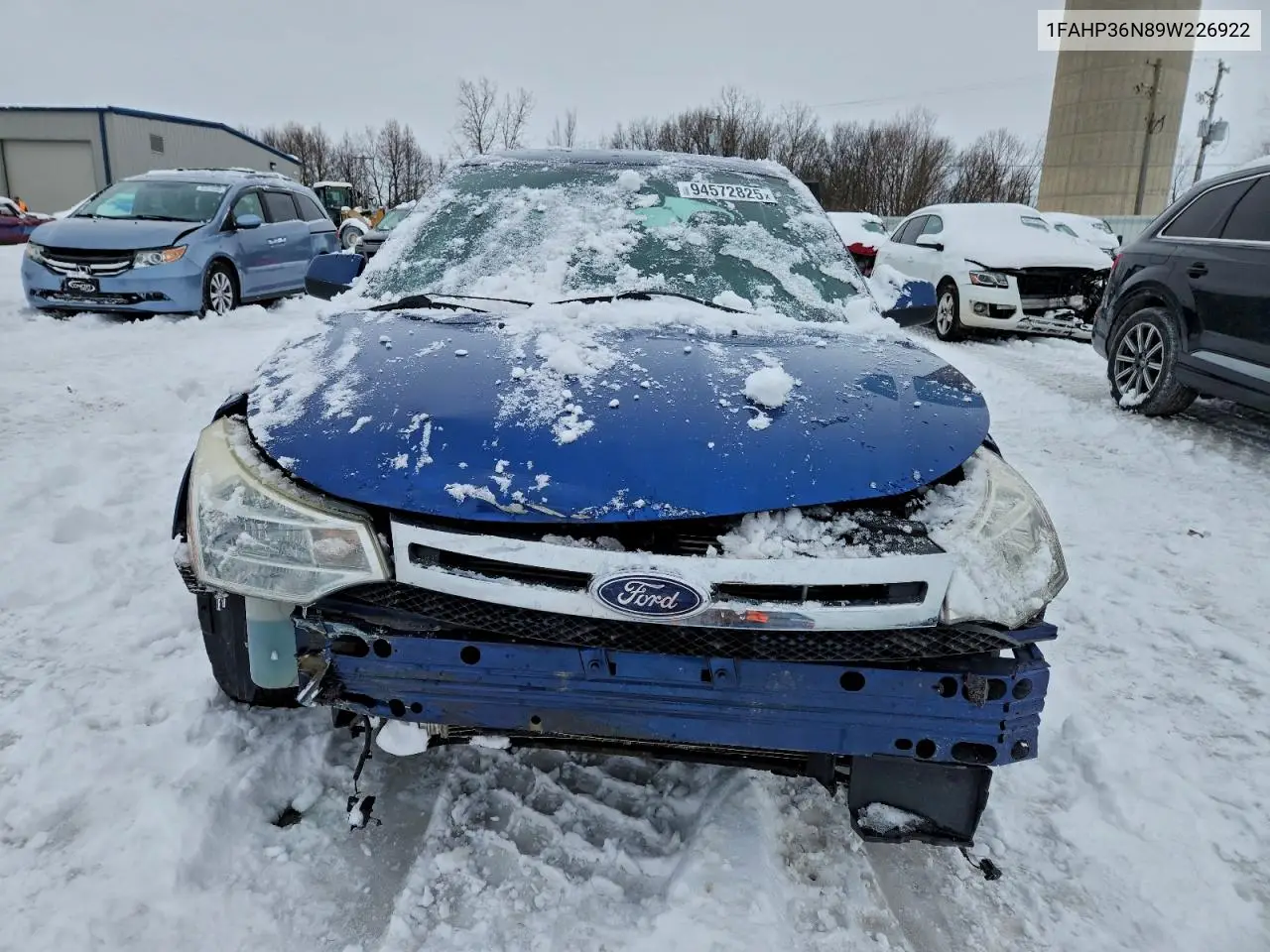 1FAHP36N89W226922 2009 Ford Focus Ses