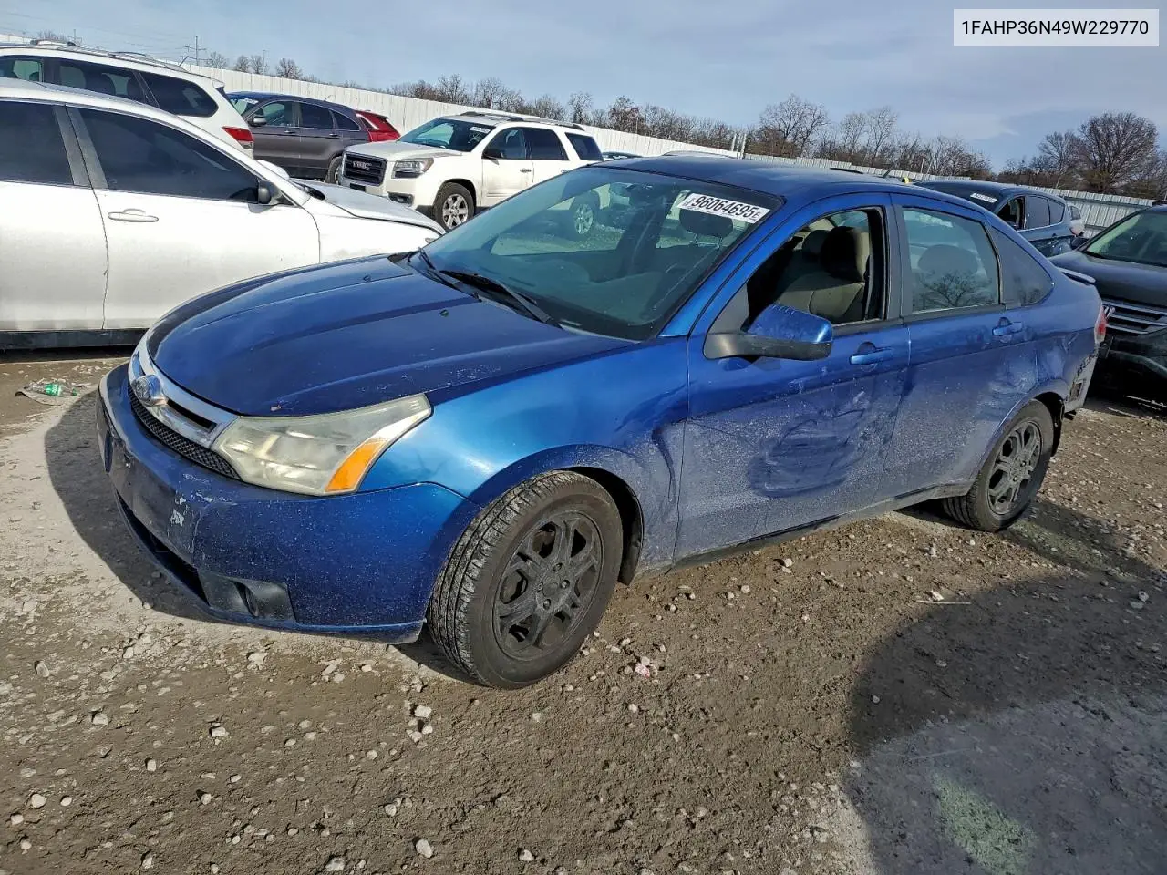1FAHP36N49W229770 2009 Ford Focus Ses