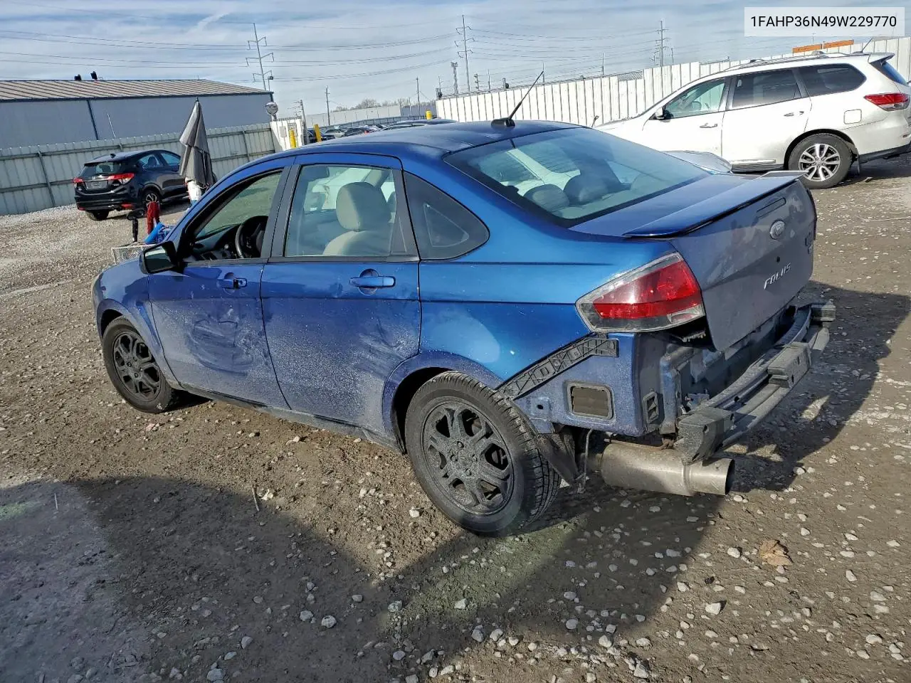1FAHP36N49W229770 2009 Ford Focus Ses