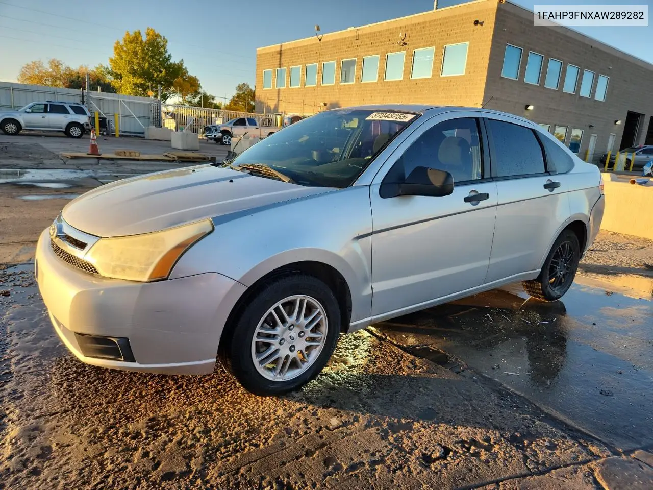 1FAHP3FNXAW289282 2010 Ford Focus Se