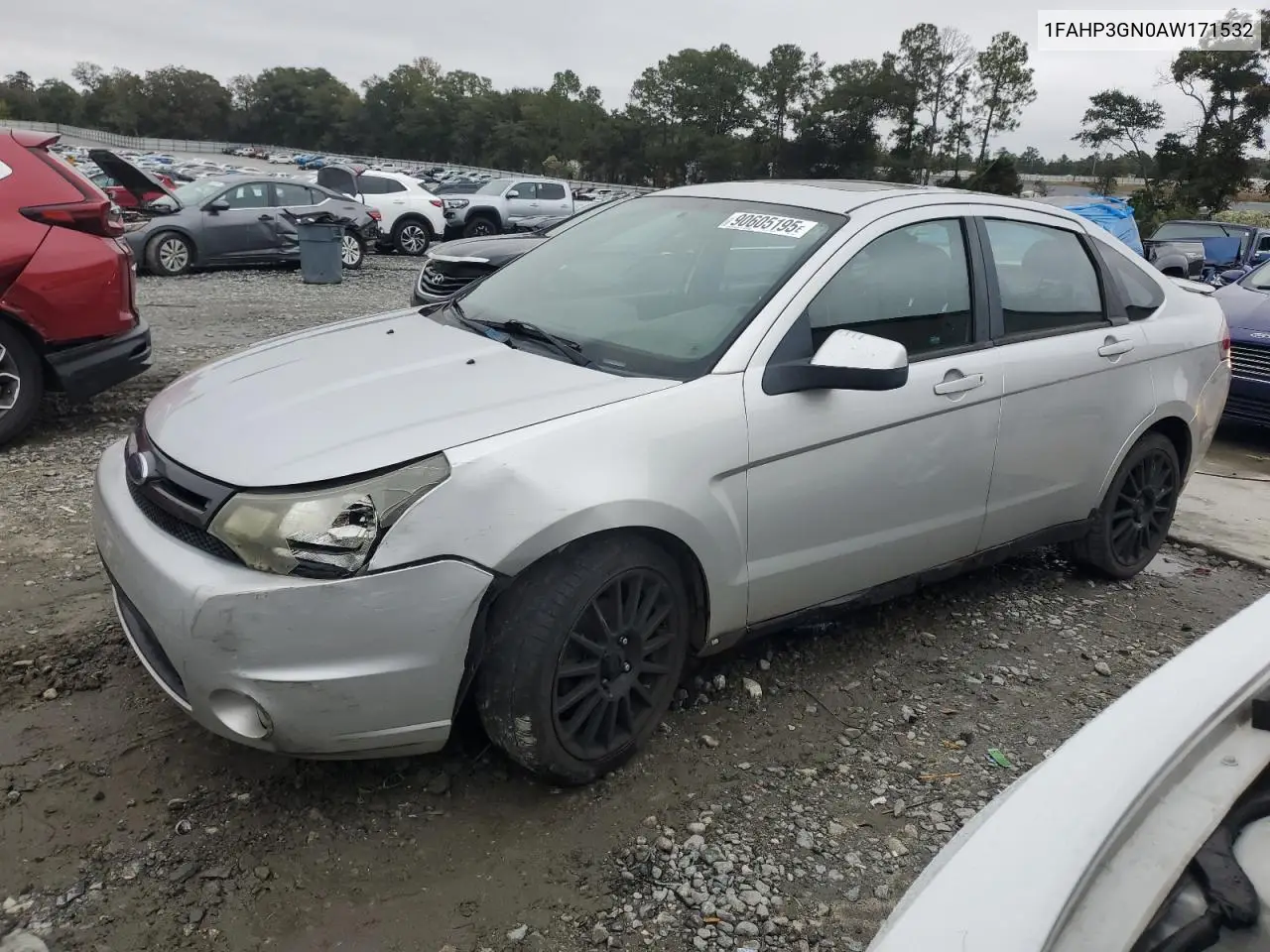 1FAHP3GN0AW171532 2010 Ford Focus Ses