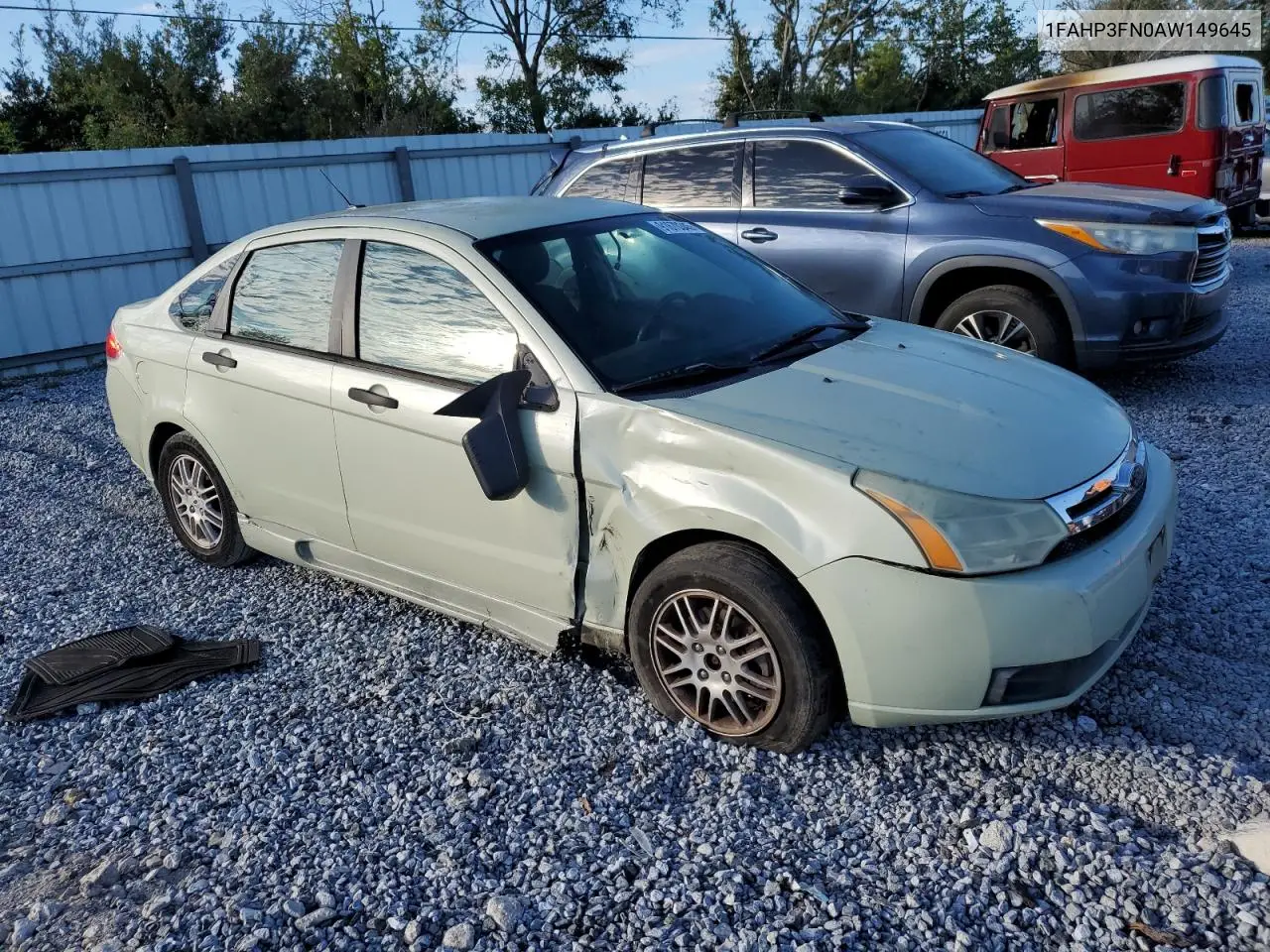 1FAHP3FN0AW149645 2010 Ford Focus Se