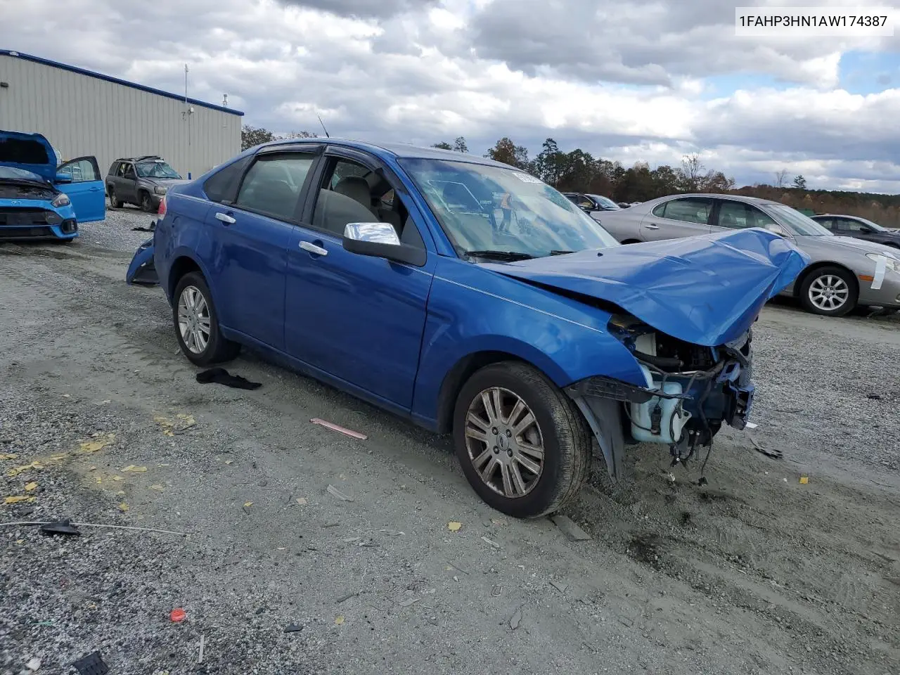 1FAHP3HN1AW174387 2010 Ford Focus Sel
