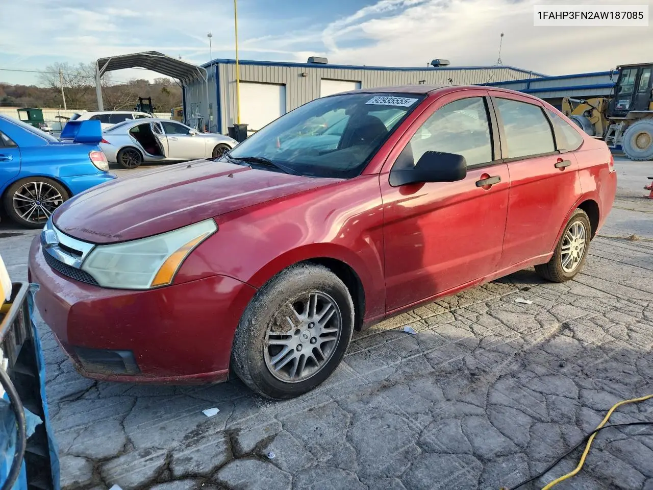 1FAHP3FN2AW187085 2010 Ford Focus Se