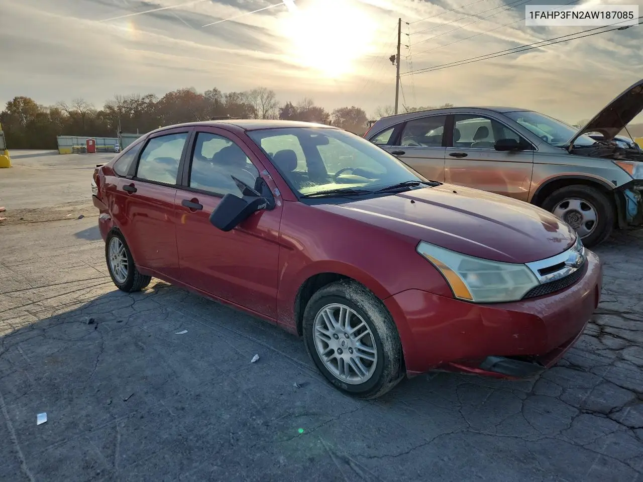 1FAHP3FN2AW187085 2010 Ford Focus Se