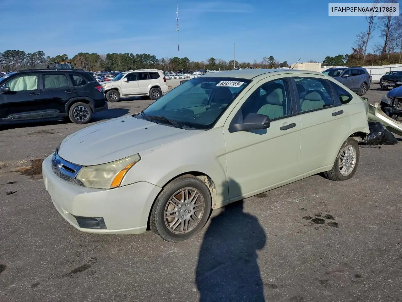 1FAHP3FN6AW217883 2010 Ford Focus Se