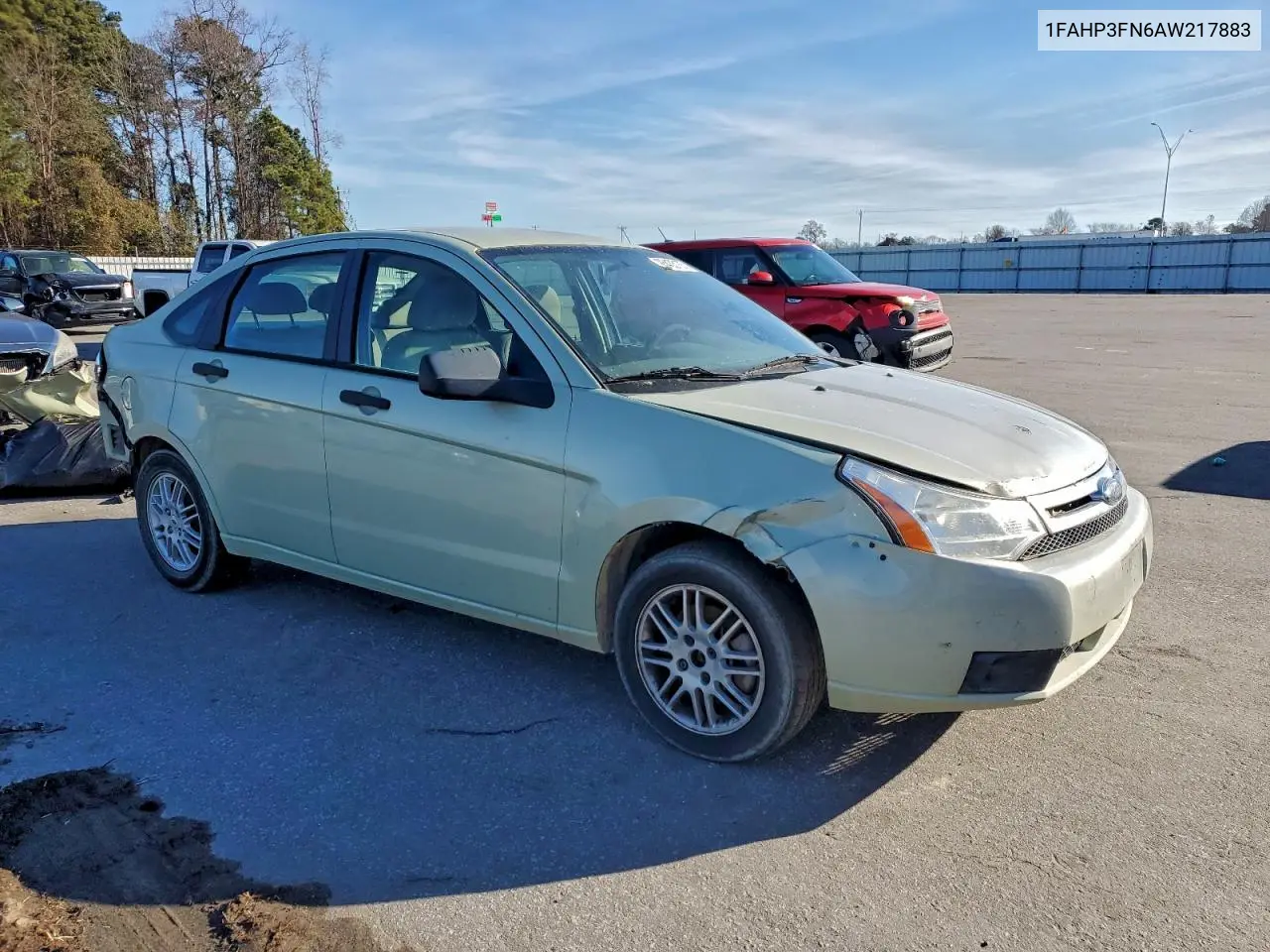 1FAHP3FN6AW217883 2010 Ford Focus Se