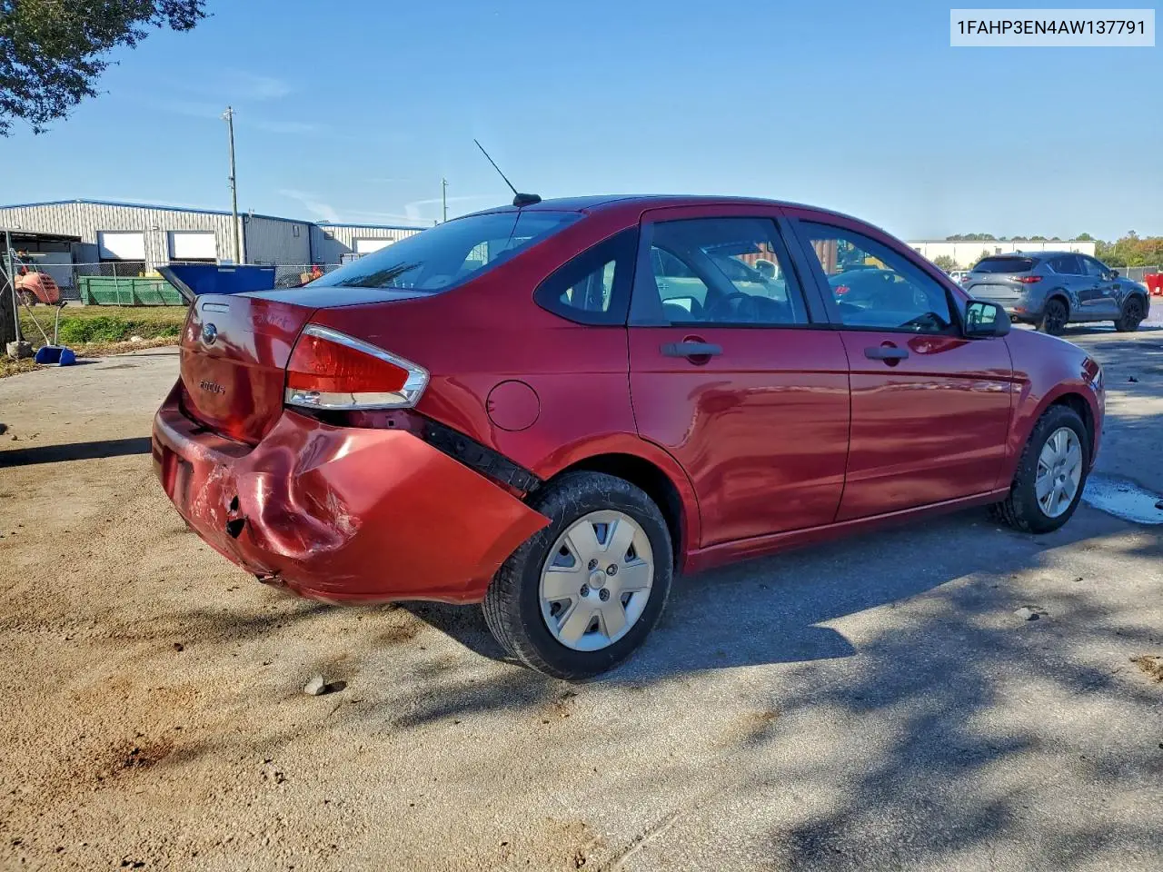 1FAHP3EN4AW137791 2010 Ford Focus S