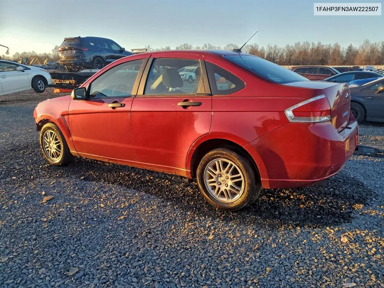 1FAHP3FN3AW222507 2010 Ford Focus Se