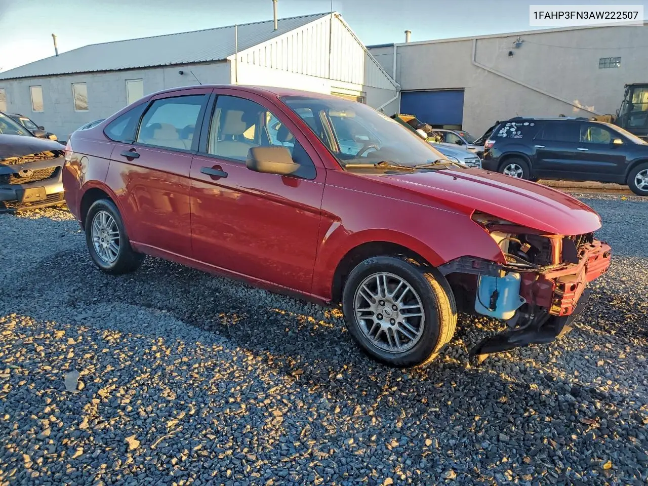 1FAHP3FN3AW222507 2010 Ford Focus Se