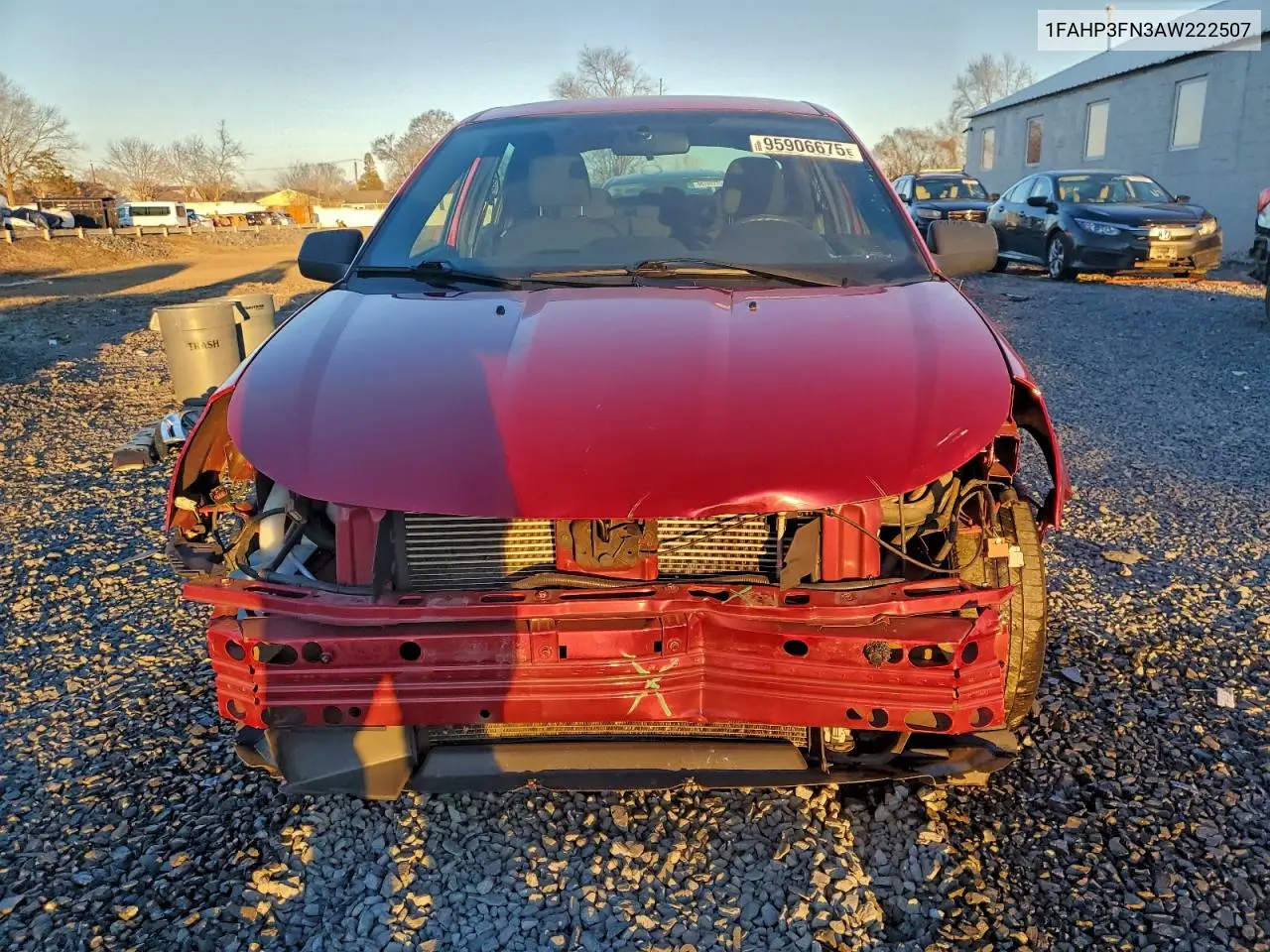 1FAHP3FN3AW222507 2010 Ford Focus Se
