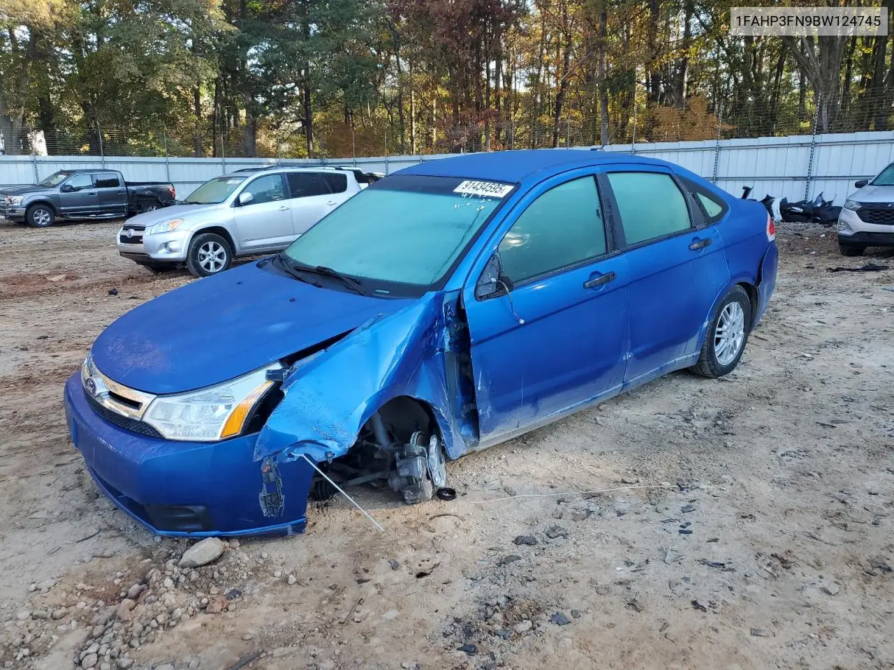 1FAHP3FN9BW124745 2011 Ford Focus Se