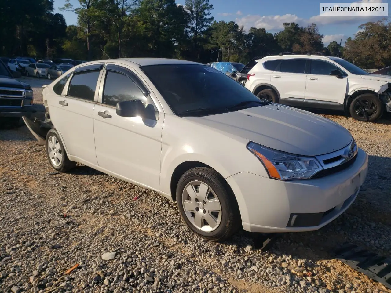1FAHP3EN6BW142041 2011 Ford Focus S