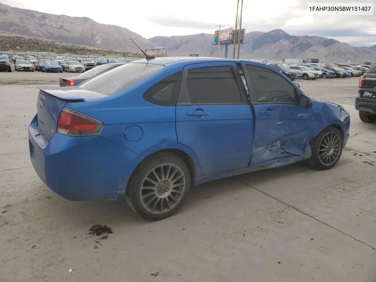 1FAHP3GN5BW151407 2011 Ford Focus Ses