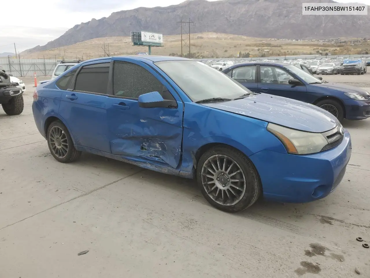 1FAHP3GN5BW151407 2011 Ford Focus Ses