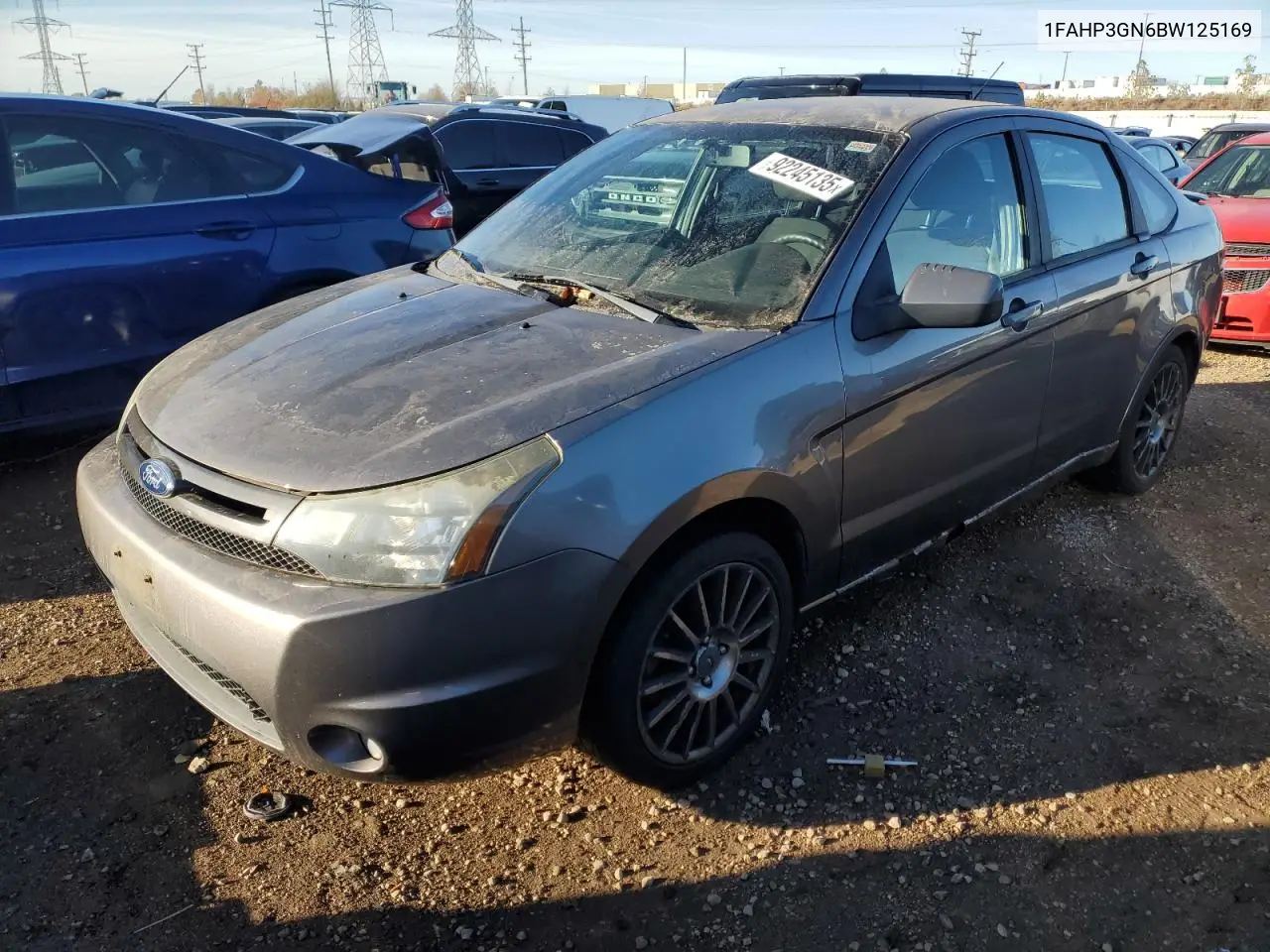 1FAHP3GN6BW125169 2011 Ford Focus Ses