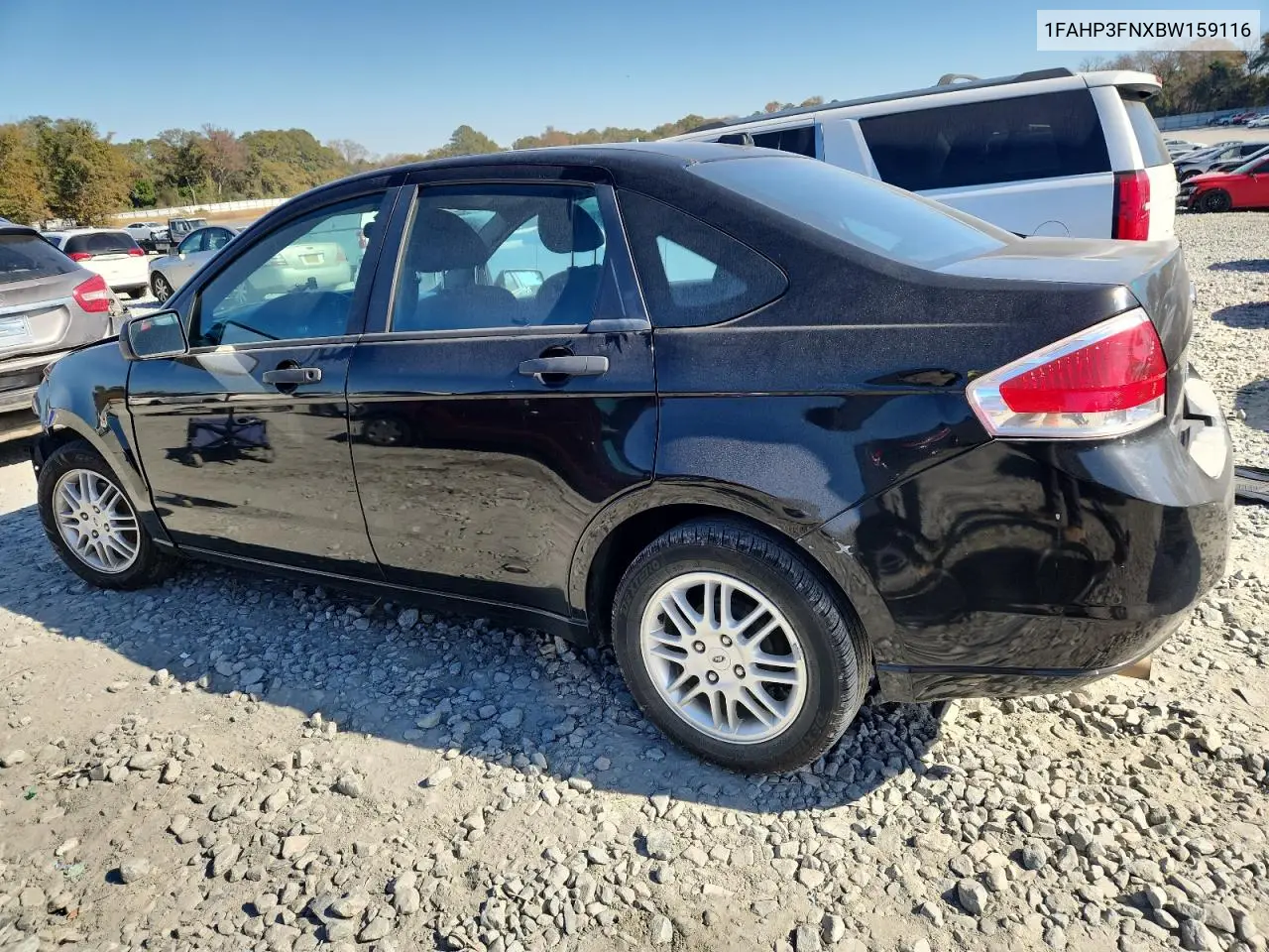 1FAHP3FNXBW159116 2011 Ford Focus Se