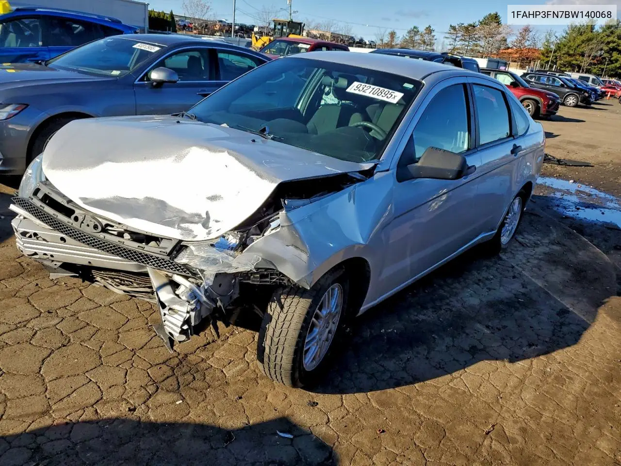 1FAHP3FN7BW140068 2011 Ford Focus Se