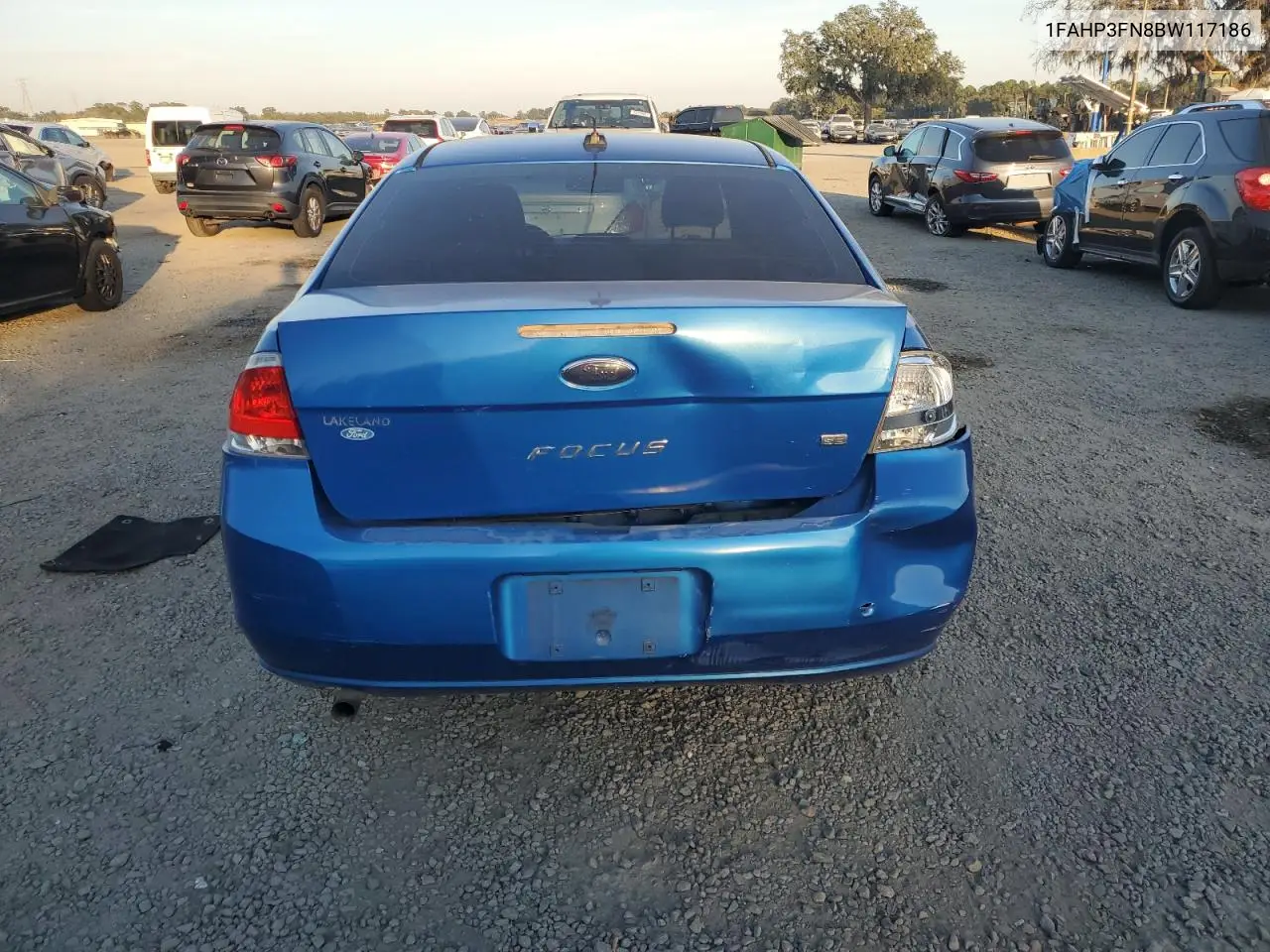 1FAHP3FN8BW117186 2011 Ford Focus Se