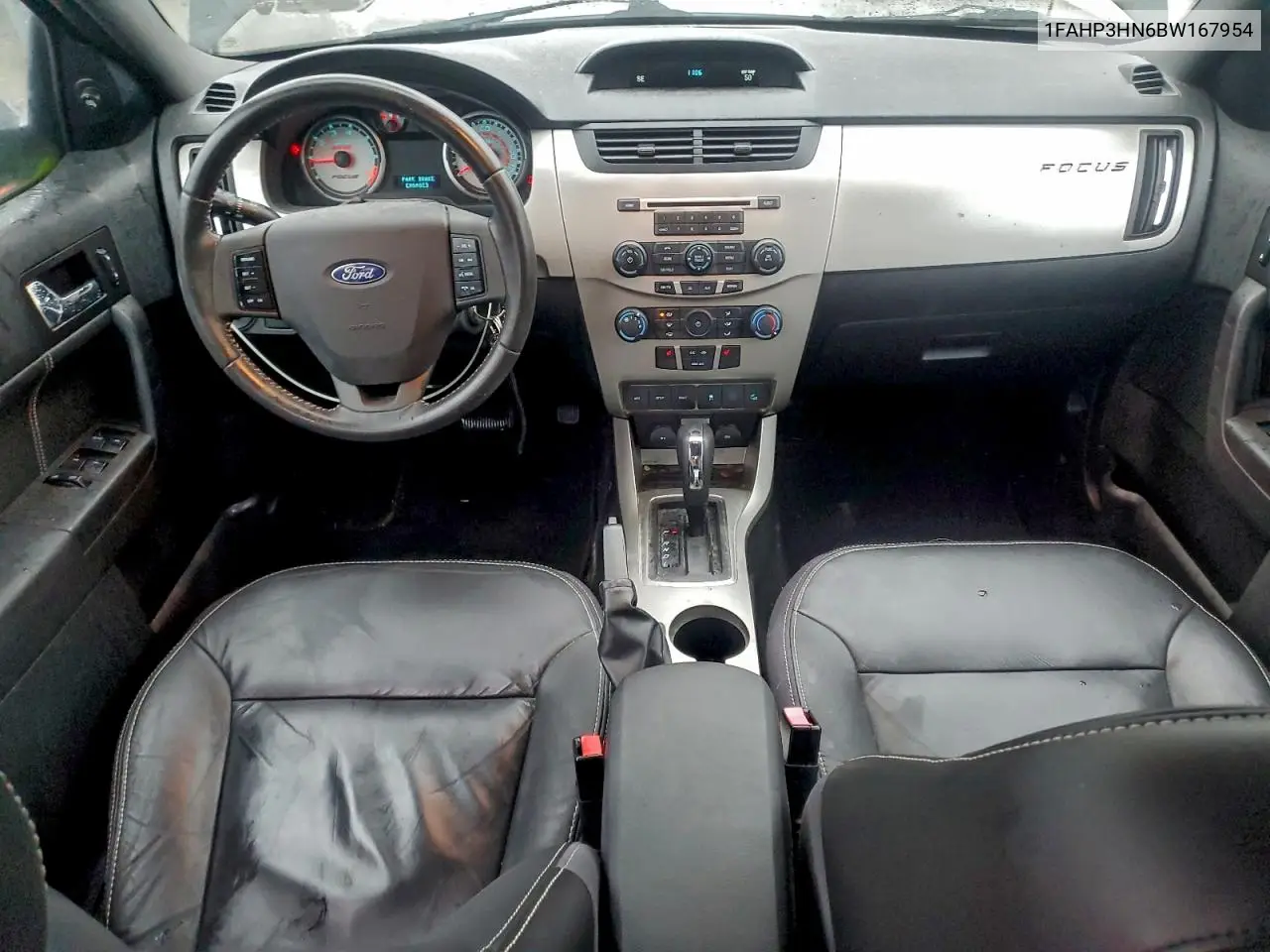 1FAHP3HN6BW167954 2011 Ford Focus Sel