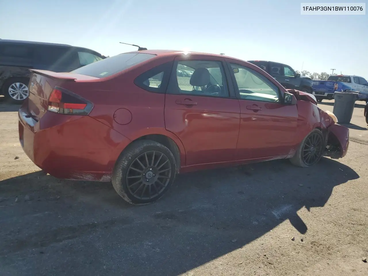 1FAHP3GN1BW110076 2011 Ford Focus Ses