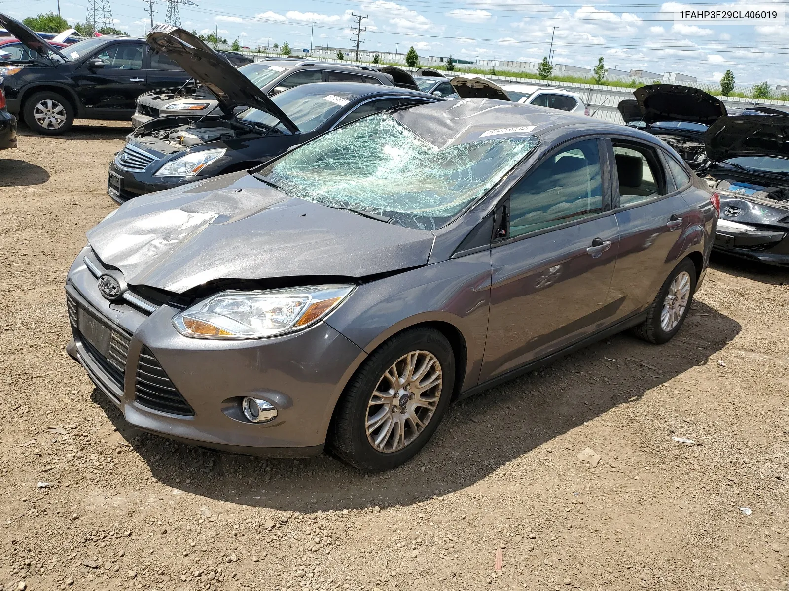 1FAHP3F29CL406019 2012 Ford Focus Se