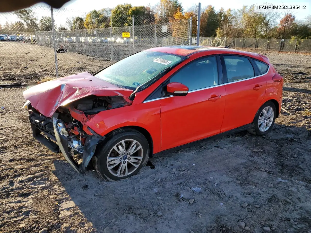 1FAHP3M25CL395412 2012 Ford Focus Sel