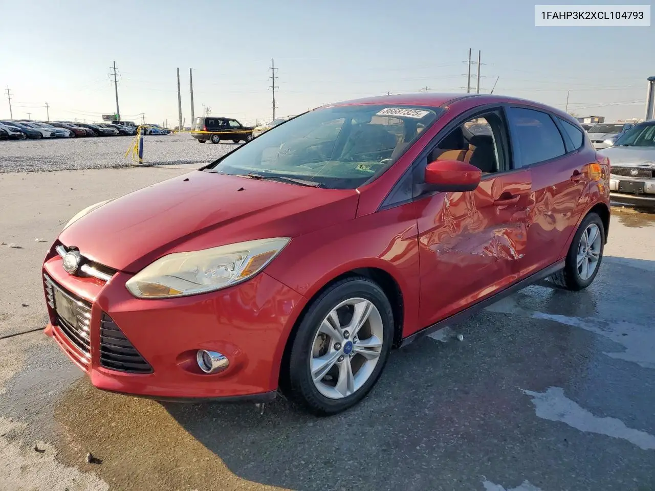1FAHP3K2XCL104793 2012 Ford Focus Se