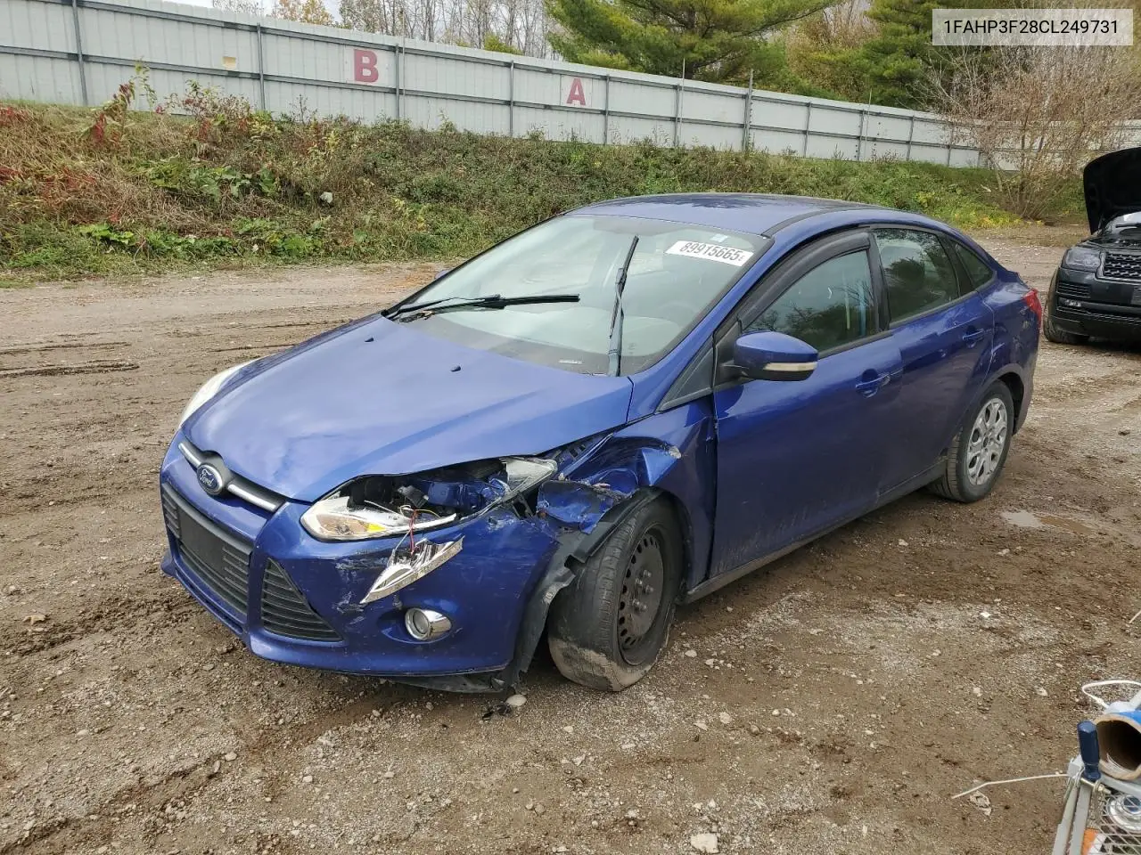 1FAHP3F28CL249731 2012 Ford Focus Se