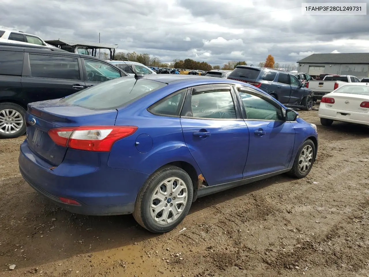 1FAHP3F28CL249731 2012 Ford Focus Se