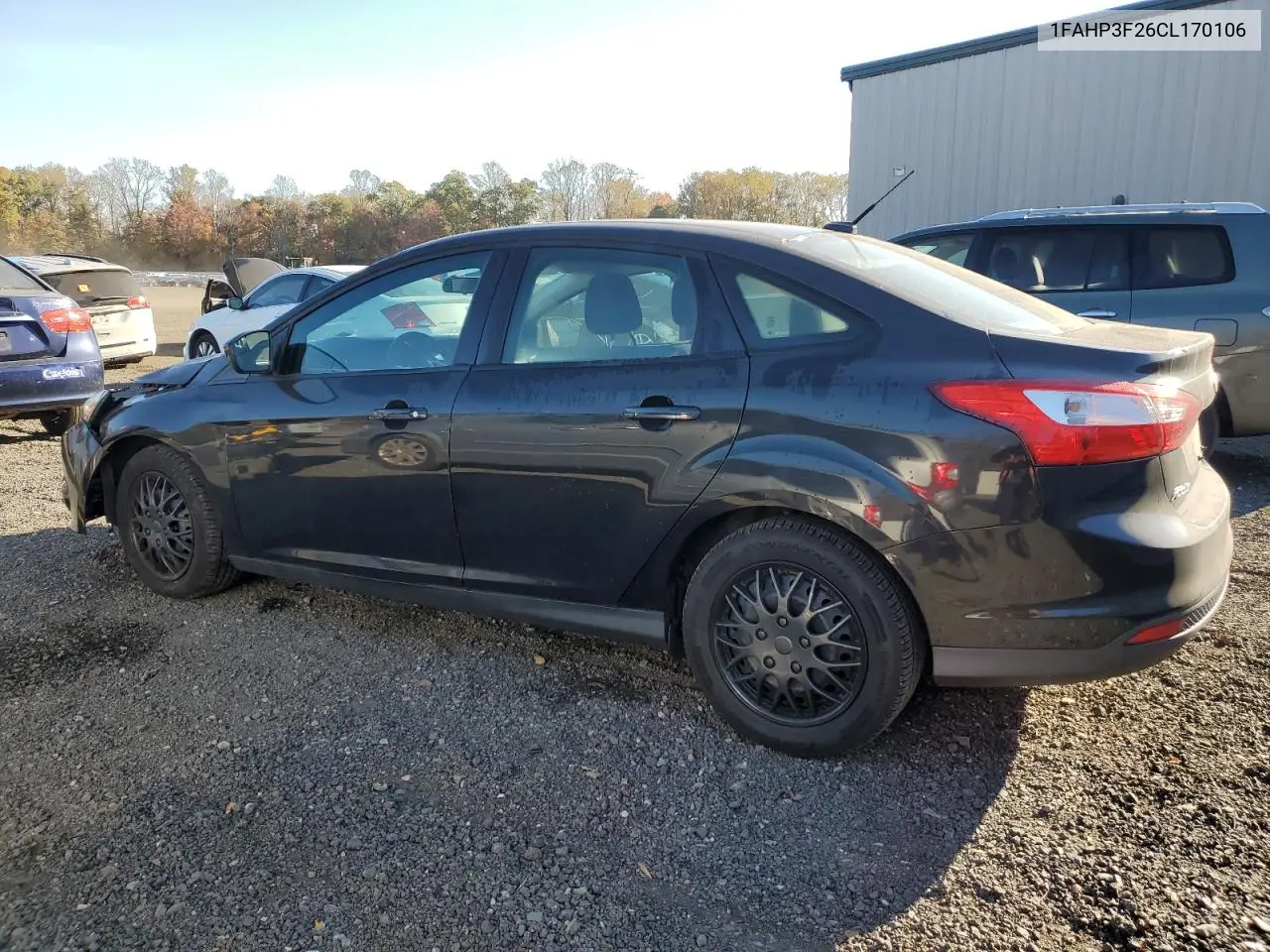 1FAHP3F26CL170106 2012 Ford Focus Se