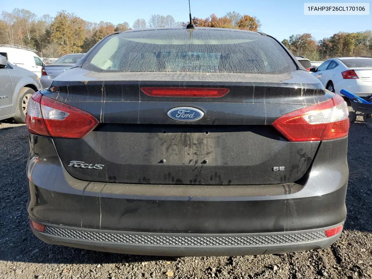 1FAHP3F26CL170106 2012 Ford Focus Se