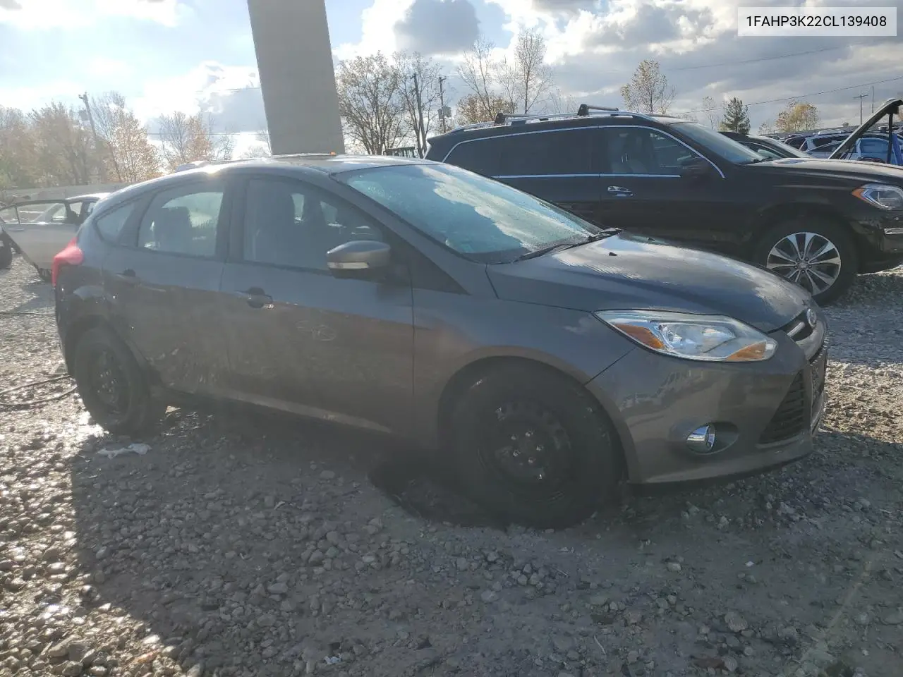 1FAHP3K22CL139408 2012 Ford Focus Se