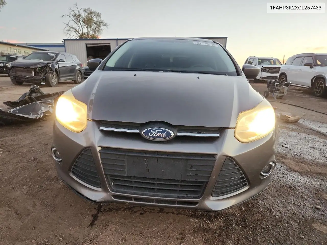 1FAHP3K2XCL257433 2012 Ford Focus Se