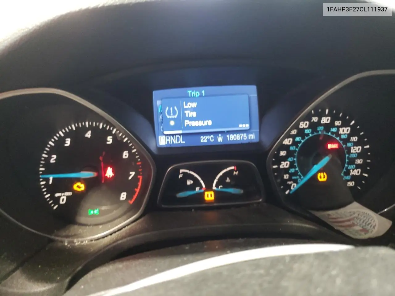 1FAHP3F27CL111937 2012 Ford Focus Se