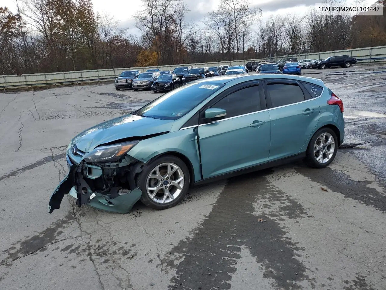 1FAHP3M26CL104447 2012 Ford Focus Sel