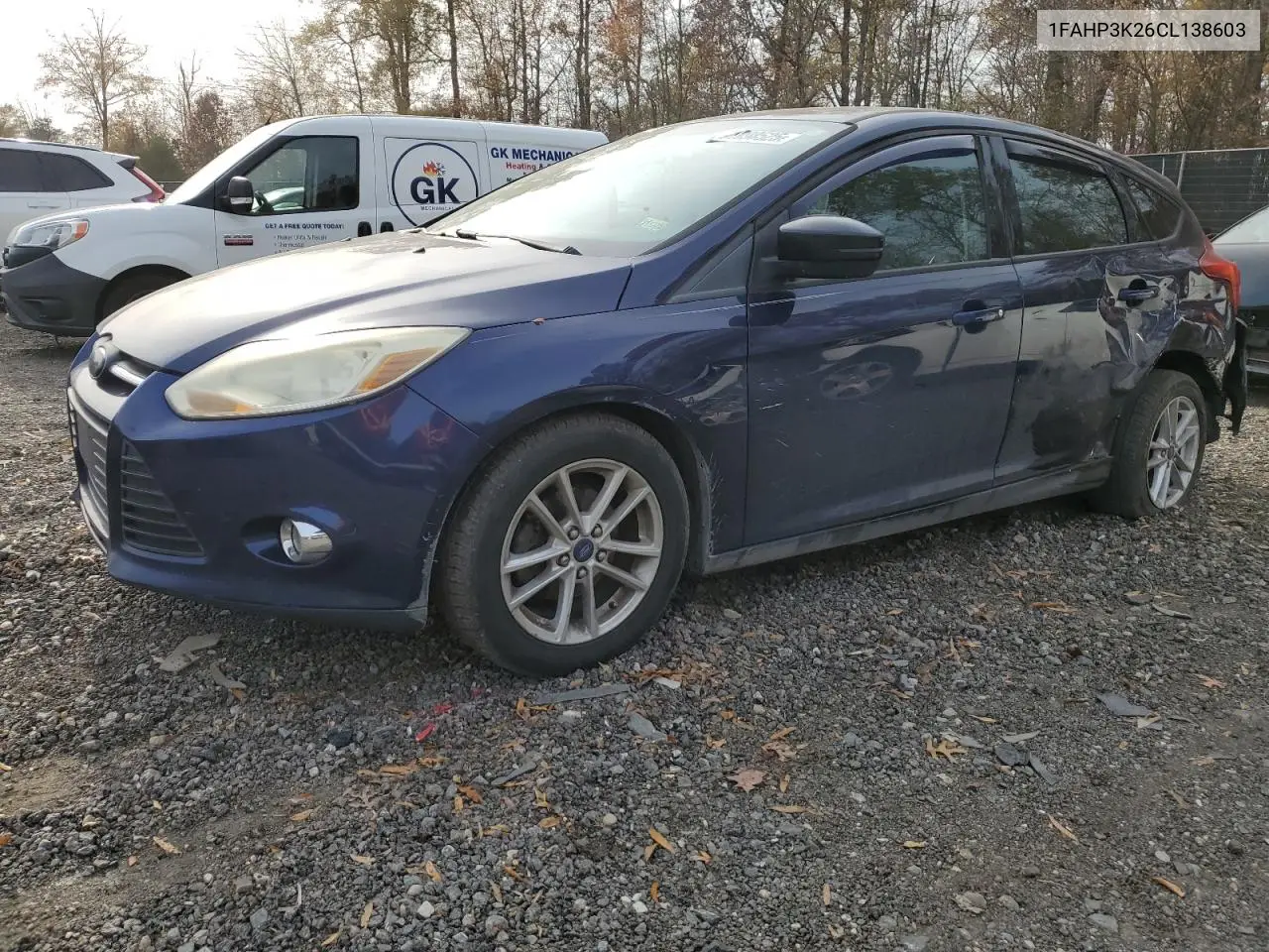 1FAHP3K26CL138603 2012 Ford Focus Se