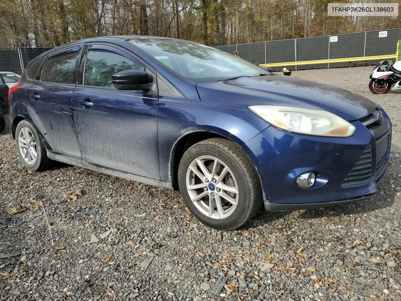 1FAHP3K26CL138603 2012 Ford Focus Se