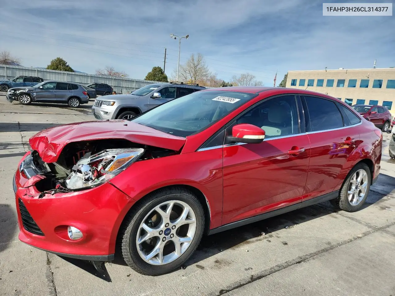 1FAHP3H26CL314377 2012 Ford Focus Sel