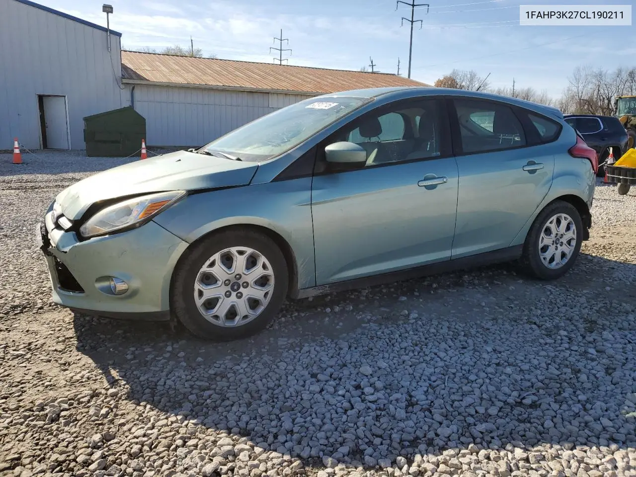 1FAHP3K27CL190211 2012 Ford Focus Se