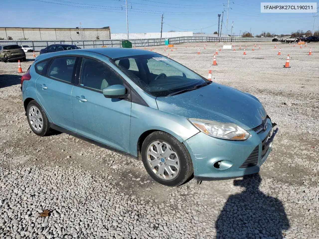 1FAHP3K27CL190211 2012 Ford Focus Se