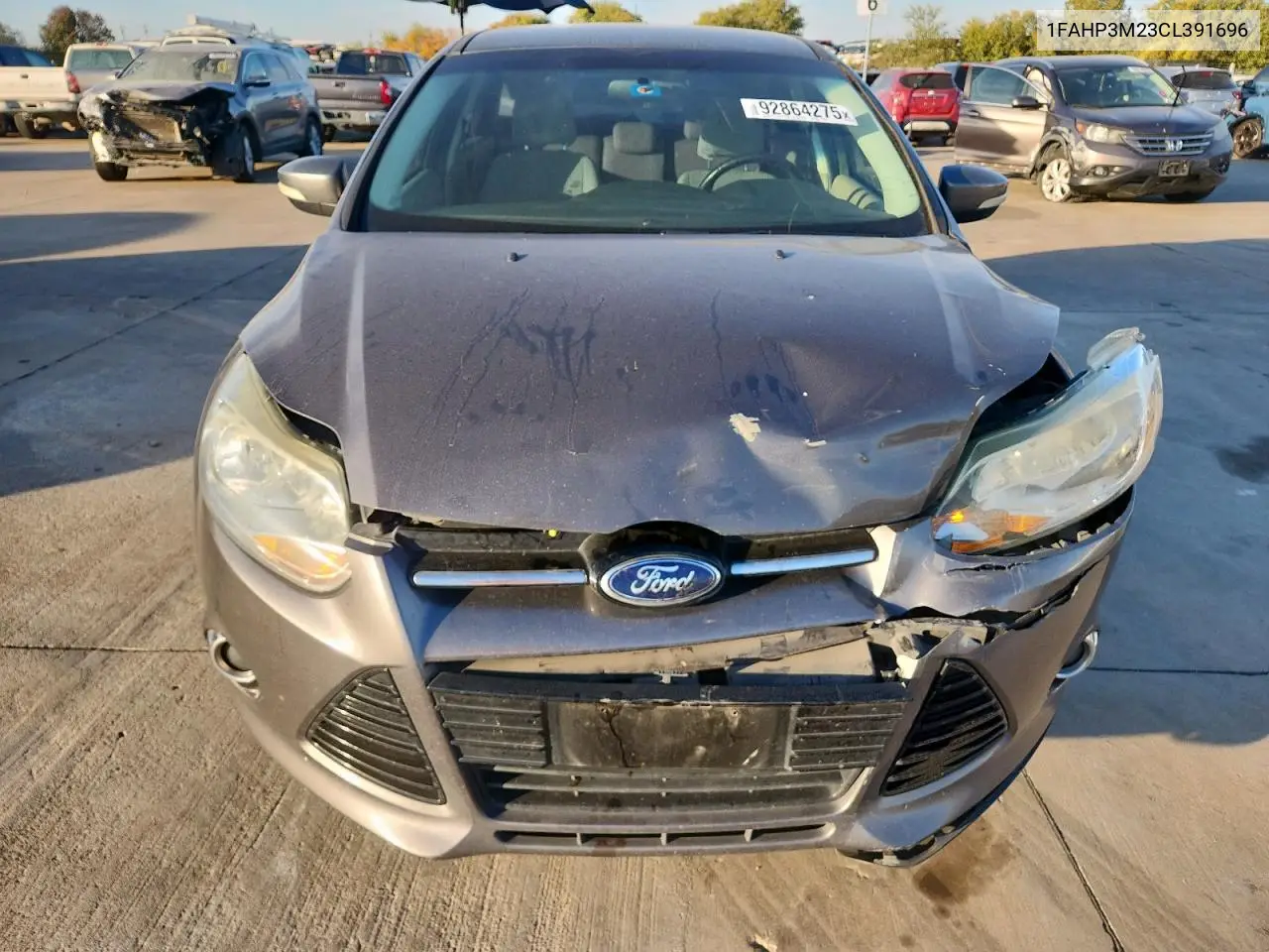1FAHP3M23CL391696 2012 Ford Focus Sel