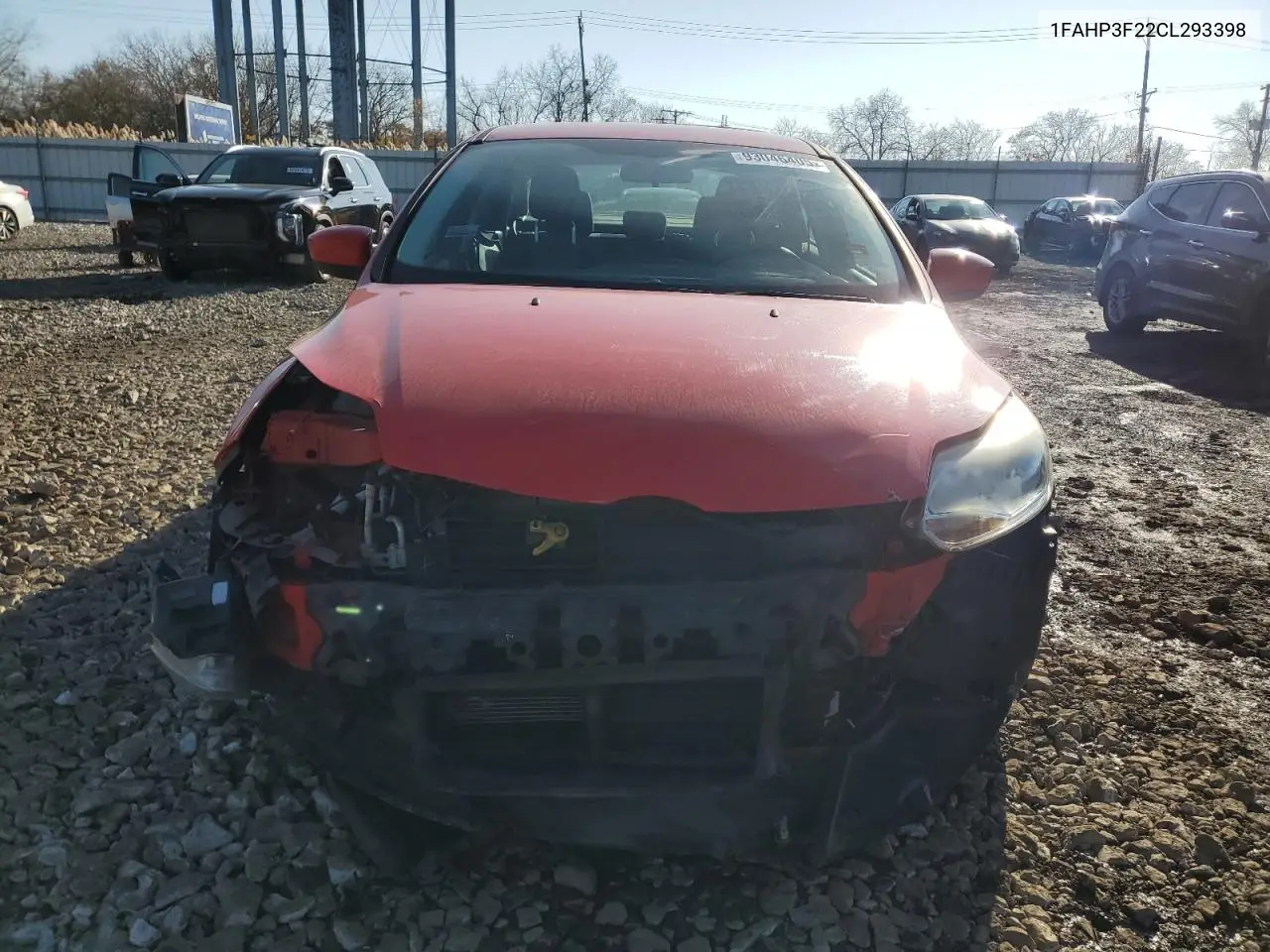 1FAHP3F22CL293398 2012 Ford Focus Se