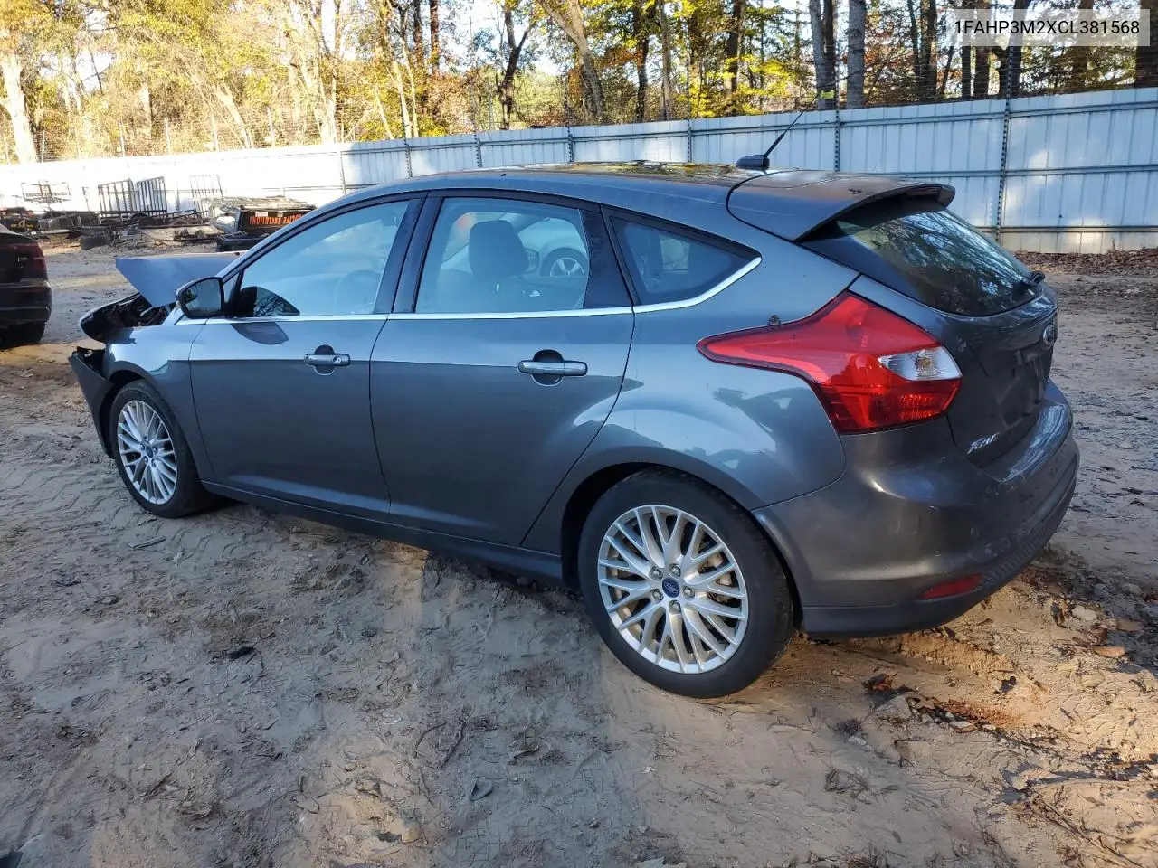 1FAHP3M2XCL381568 2012 Ford Focus Sel