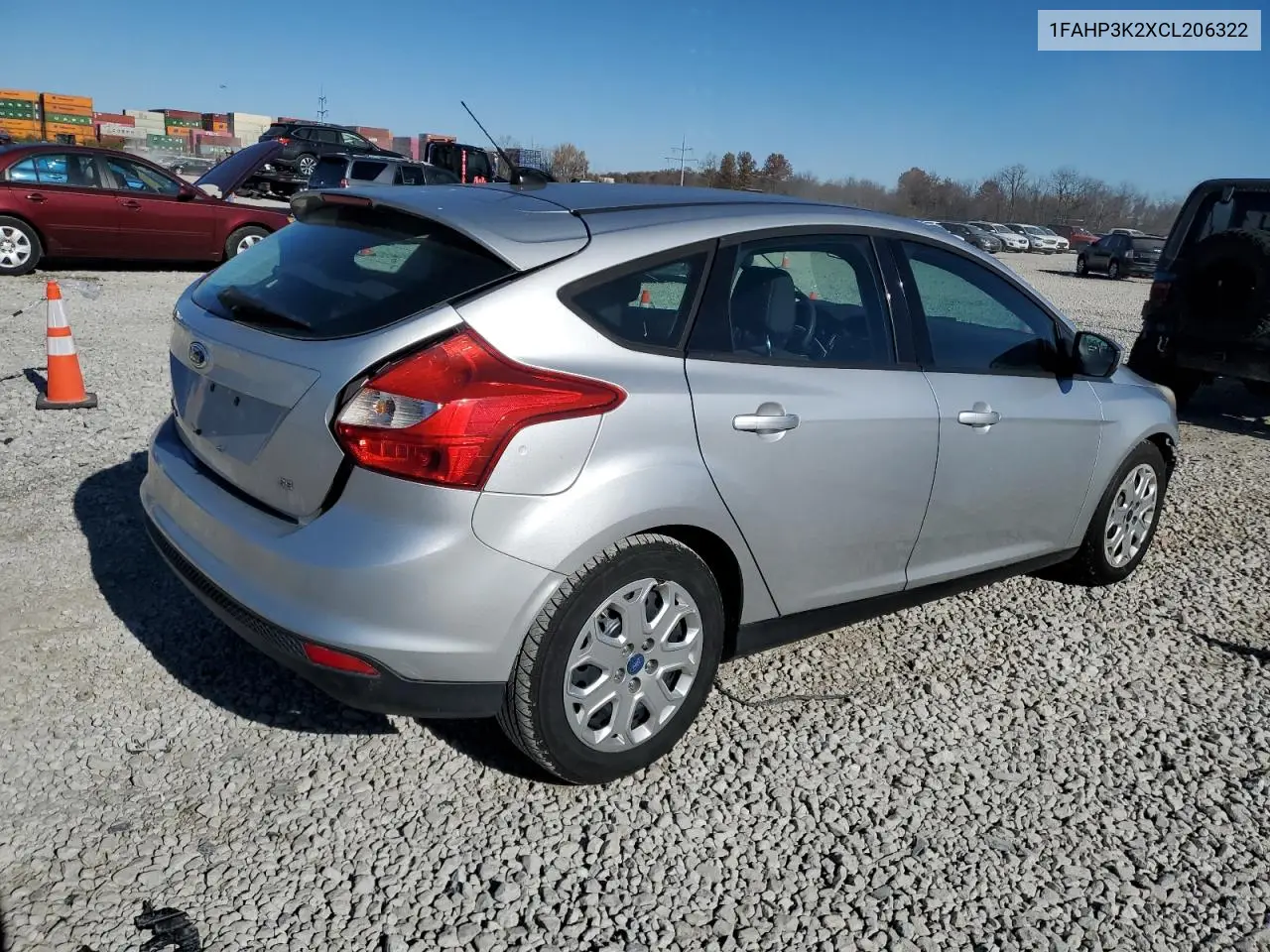 1FAHP3K2XCL206322 2012 Ford Focus Se