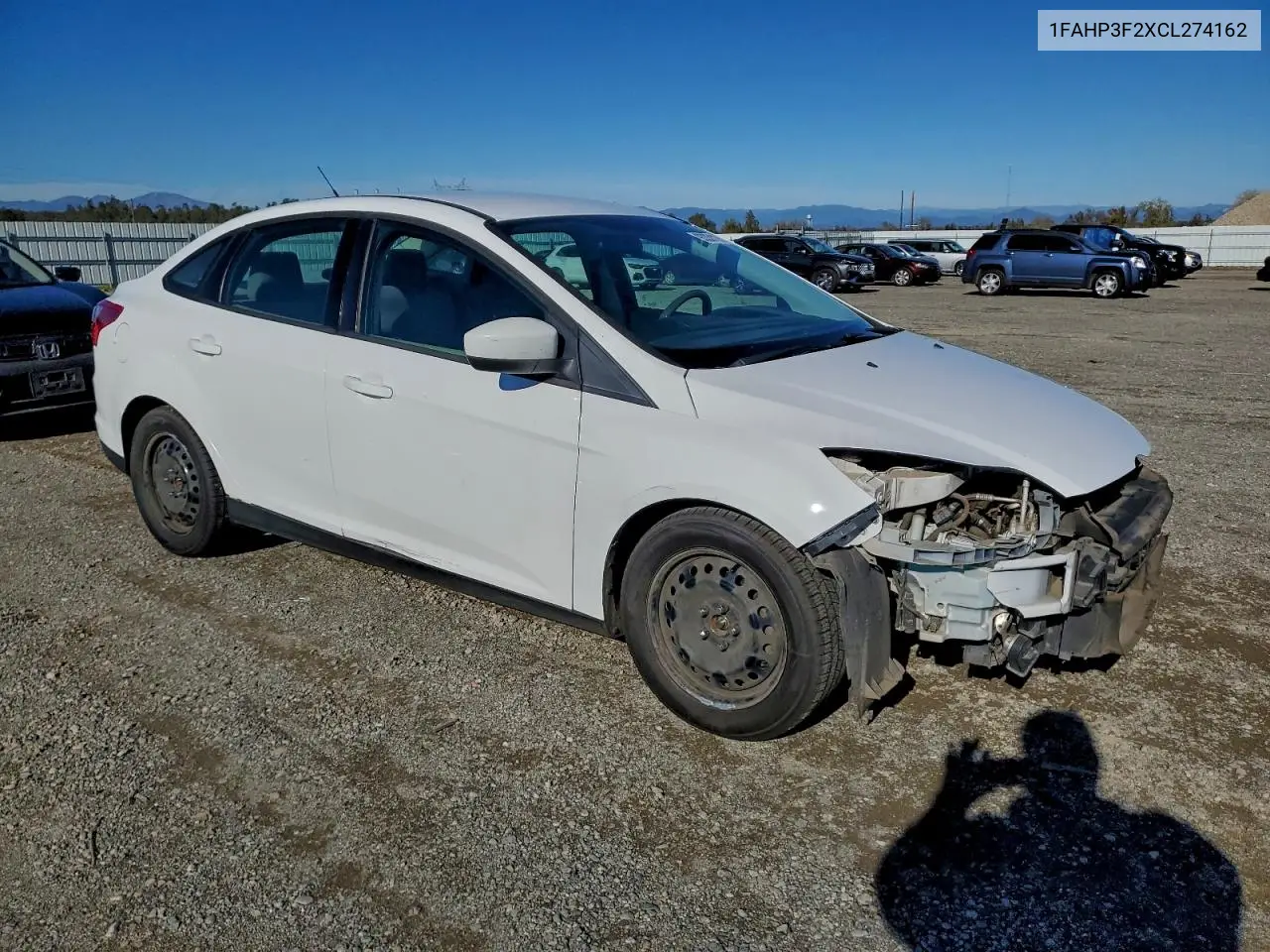 1FAHP3F2XCL274162 2012 Ford Focus Se