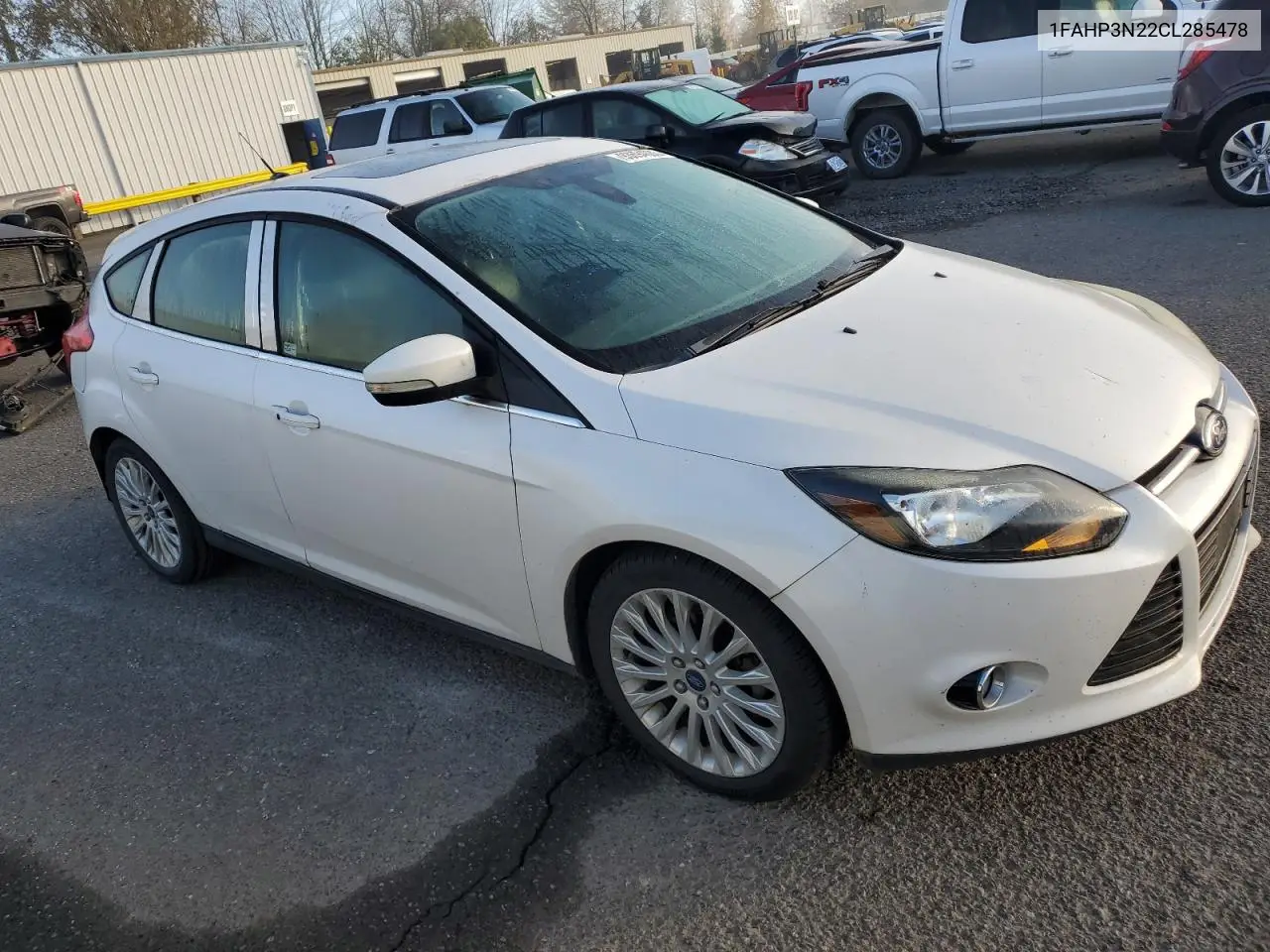 1FAHP3N22CL285478 2012 Ford Focus Titanium